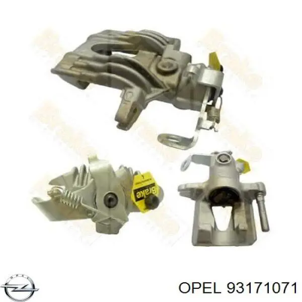 Купить 93171071 Opel Суппорт задний левый