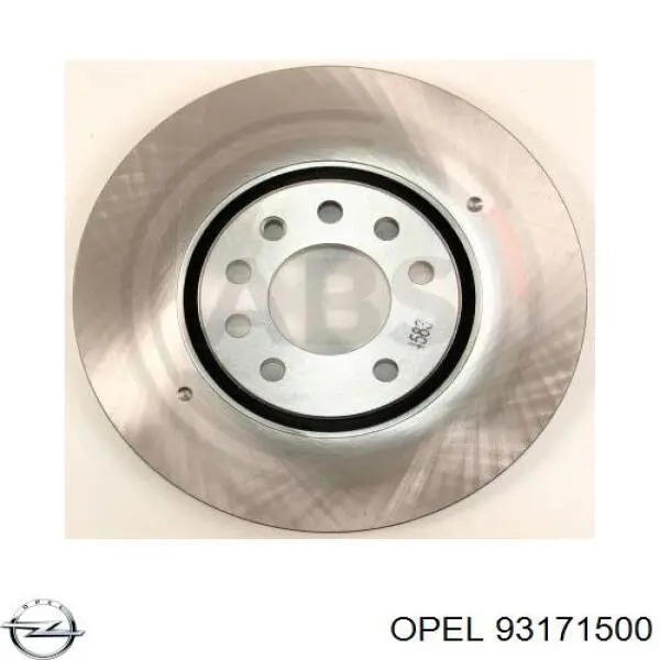 93171500 Opel диск тормозной передний