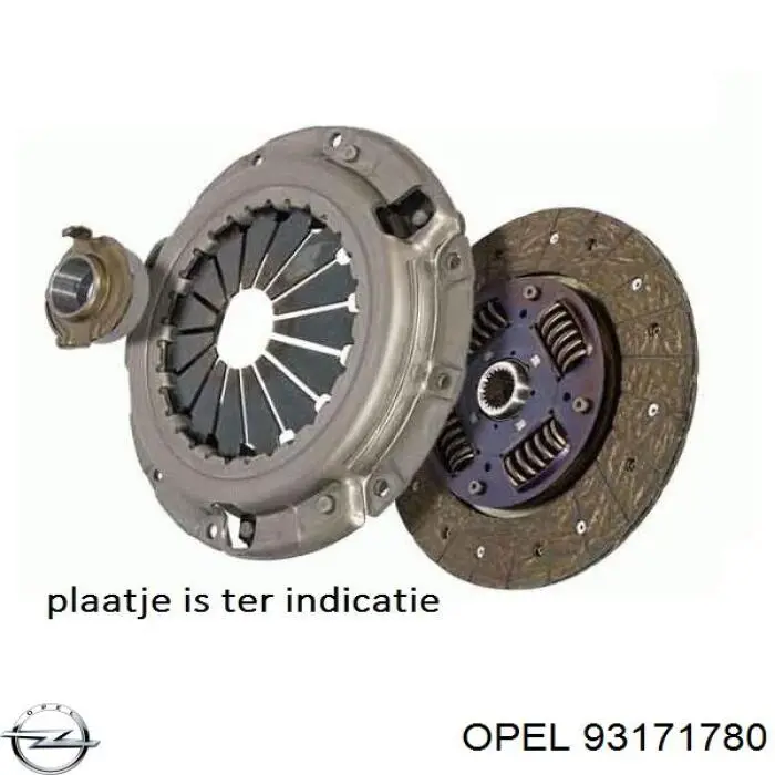 93171780 Opel Сцепление в сборе