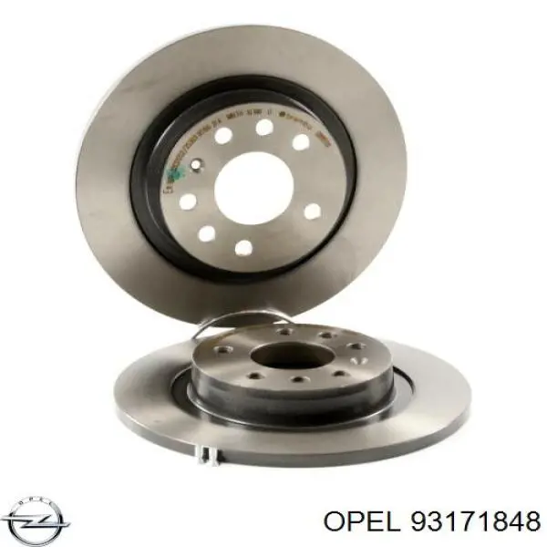 93171848 Opel Дисковый тормоз