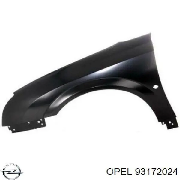 93172024 Opel Pára-lama dianteiro esquerdo
