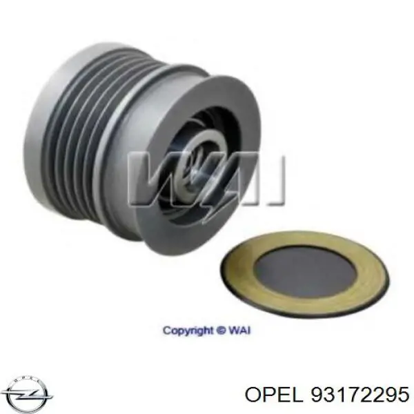 Инерционный шкив Opel 93172295 цена, от 16.87 USD