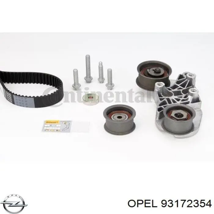 Комплект ГРМ 93172354 Opel