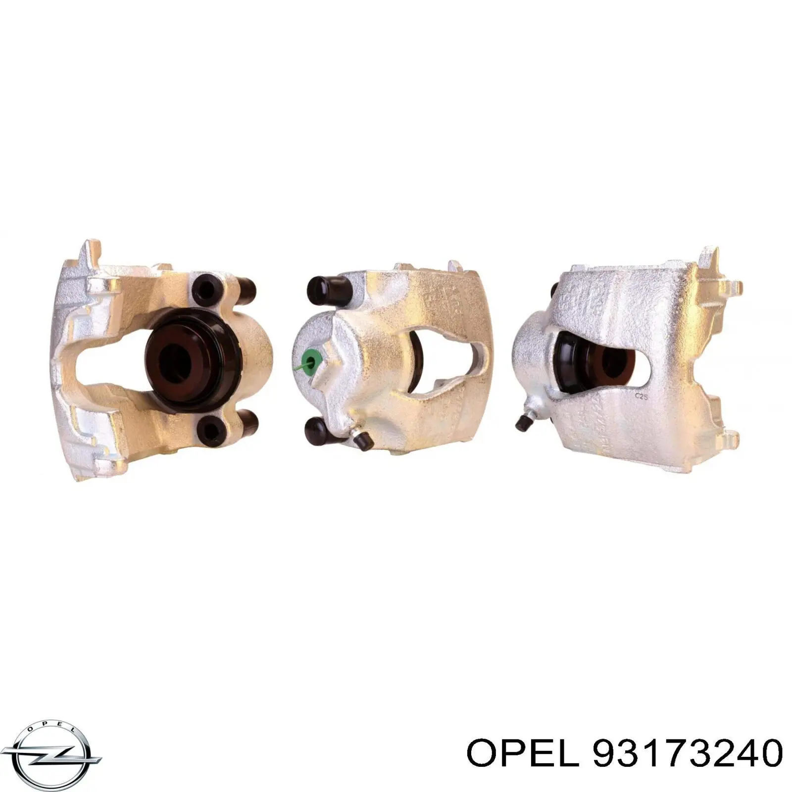 Купить 93173240 Opel Суппорт тормозной передний правый