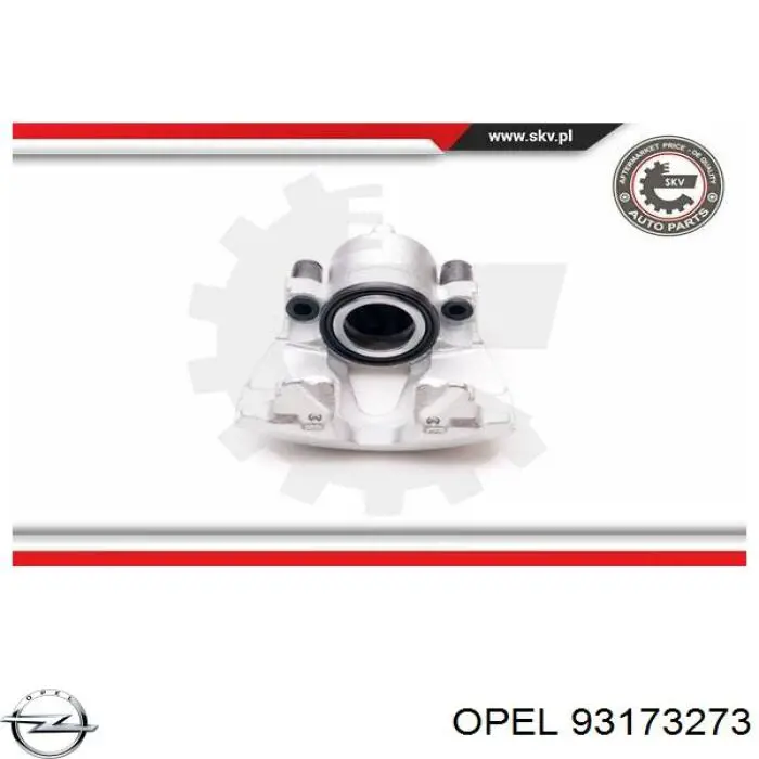 Купить 93173273 Opel Суппорт тормозной передний правый
