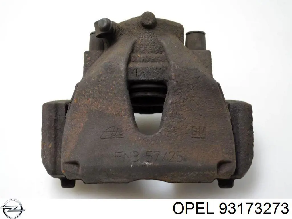 93173273 Opel Суппорт тормозной, передний, правый