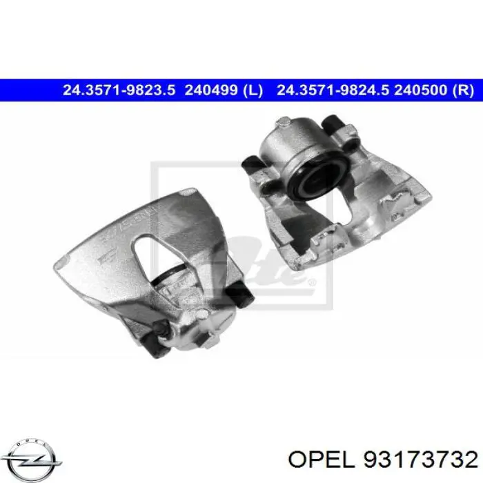 Тормозной суппорт Opel 93173732 цена, от 19.00 USD