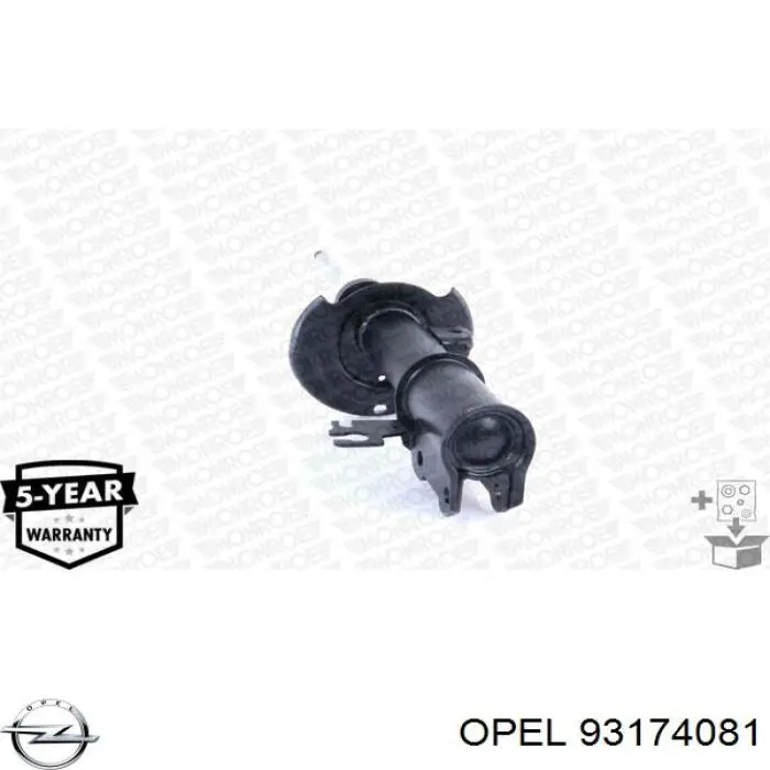 93174081 Opel амортизатор передний правый
