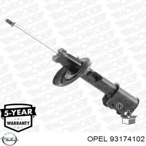 93174102 Opel амортизатор передний левый