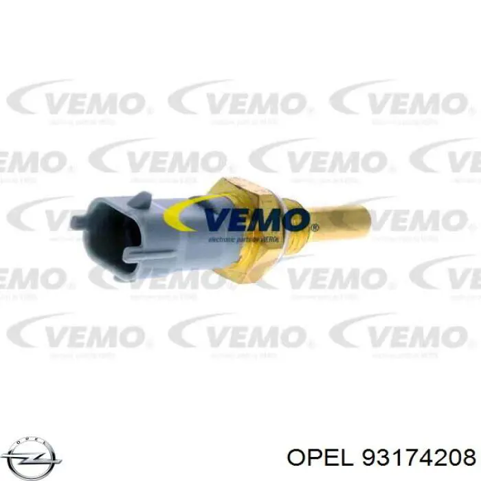 Датчик температуры охлаждающей жидкости 93174208 Opel