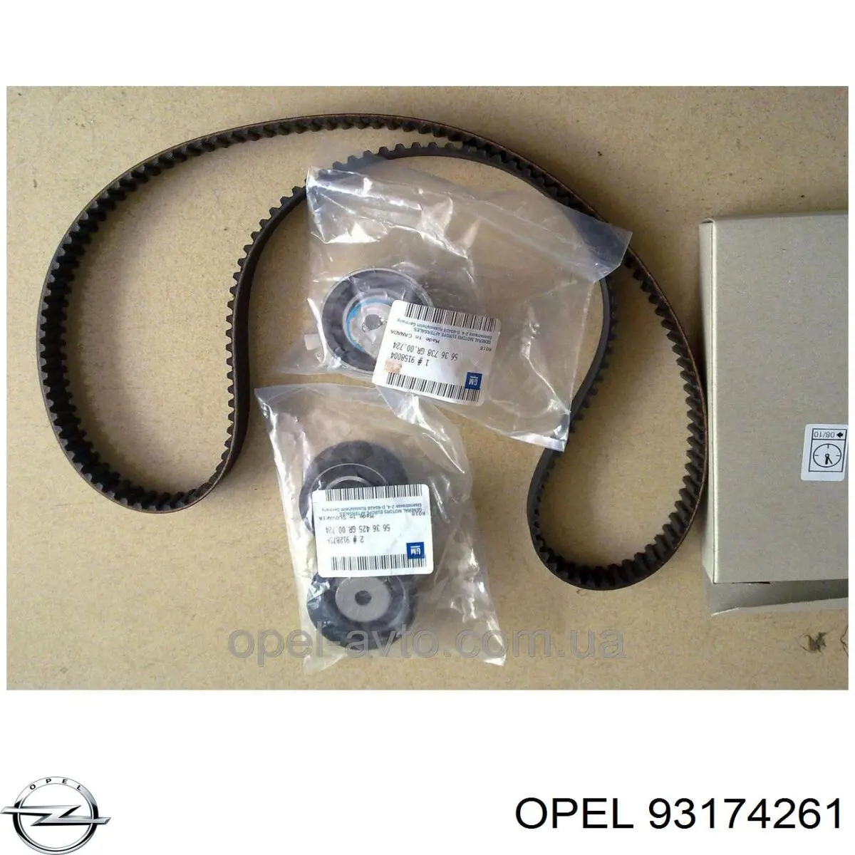 Комплект ремня ГРМ 93174261 Opel