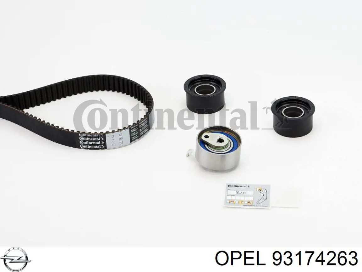 Комплект ГРМ 93174263 Opel