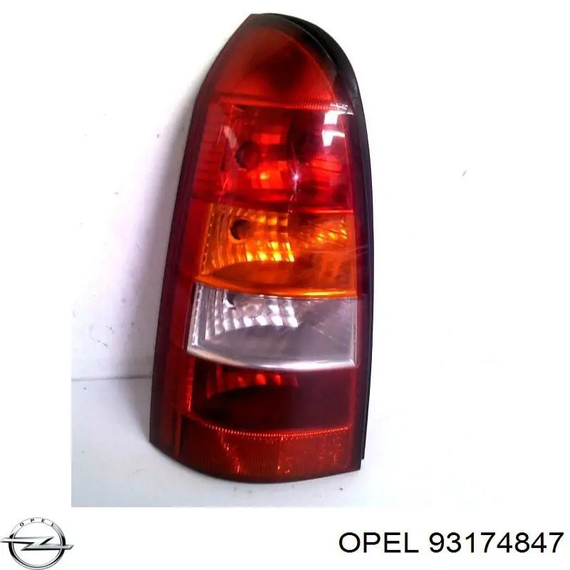 93174847 Opel фонарь задний левый