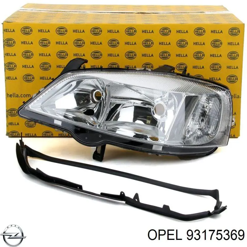 Фара правая 93175369 Opel