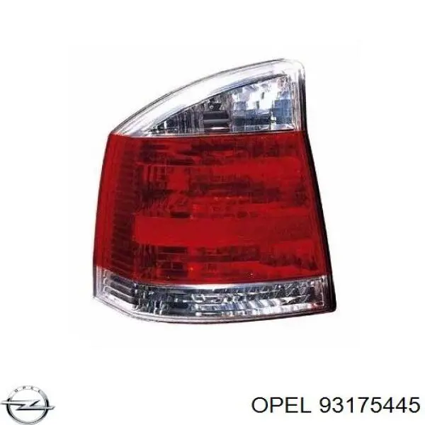 93175445 Opel фонарь задний левый