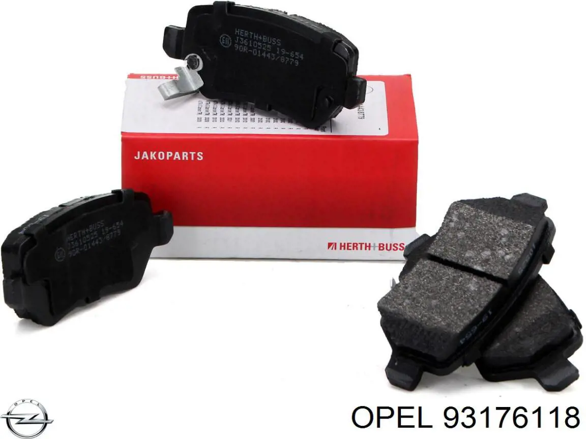 Колодки дисковые  Opel 93176118 цена, от 16.93 USD