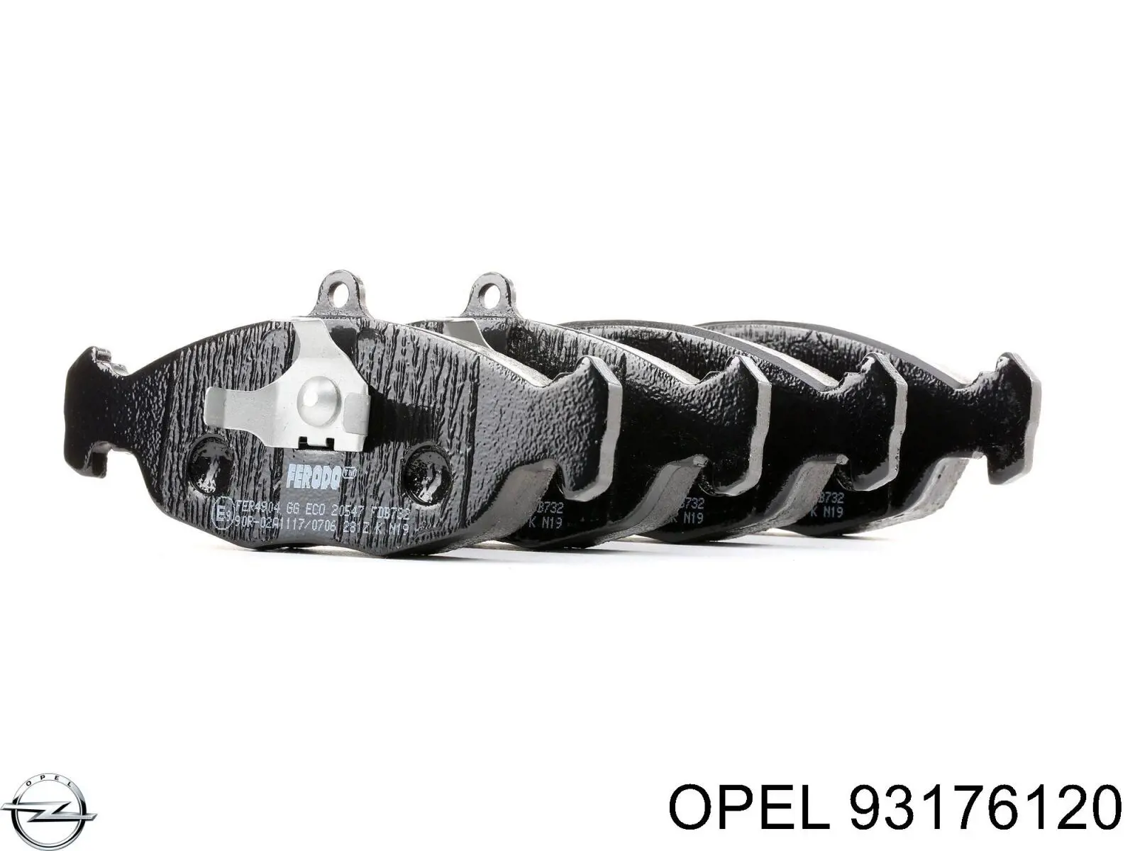 Купить 93176120 Opel Колодки тормозные
