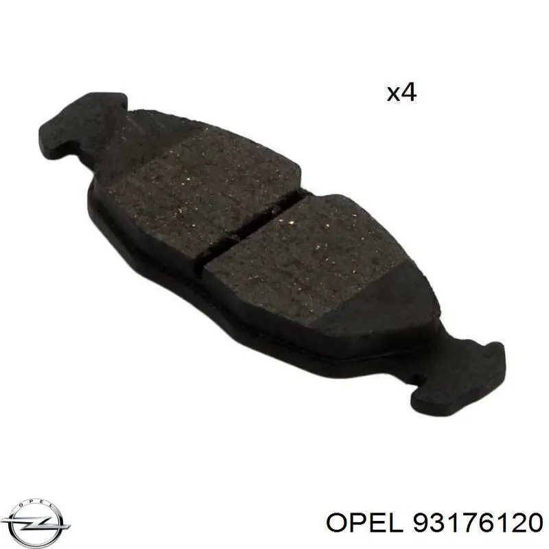 Колодки Opel 93176120 цена, от 11.29 USD