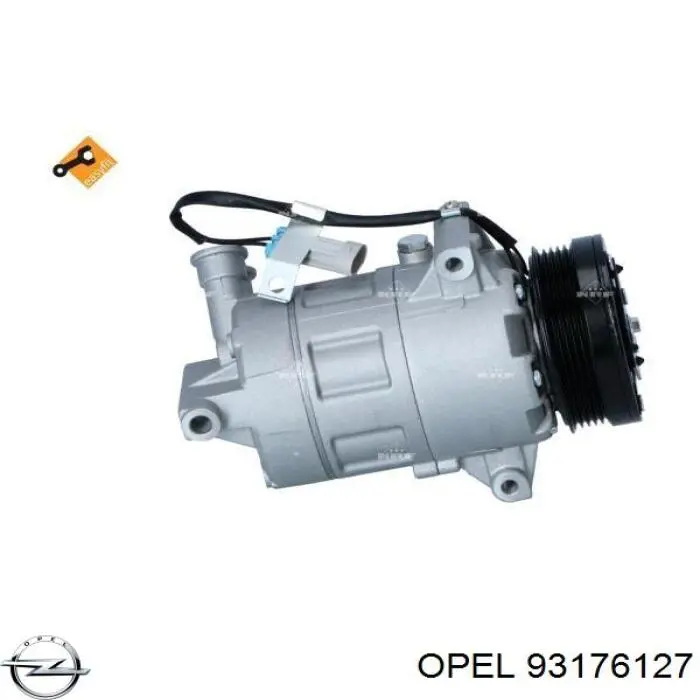 Компрессор системы кондиционирования Opel 93176127 цена, от 92.80 USD