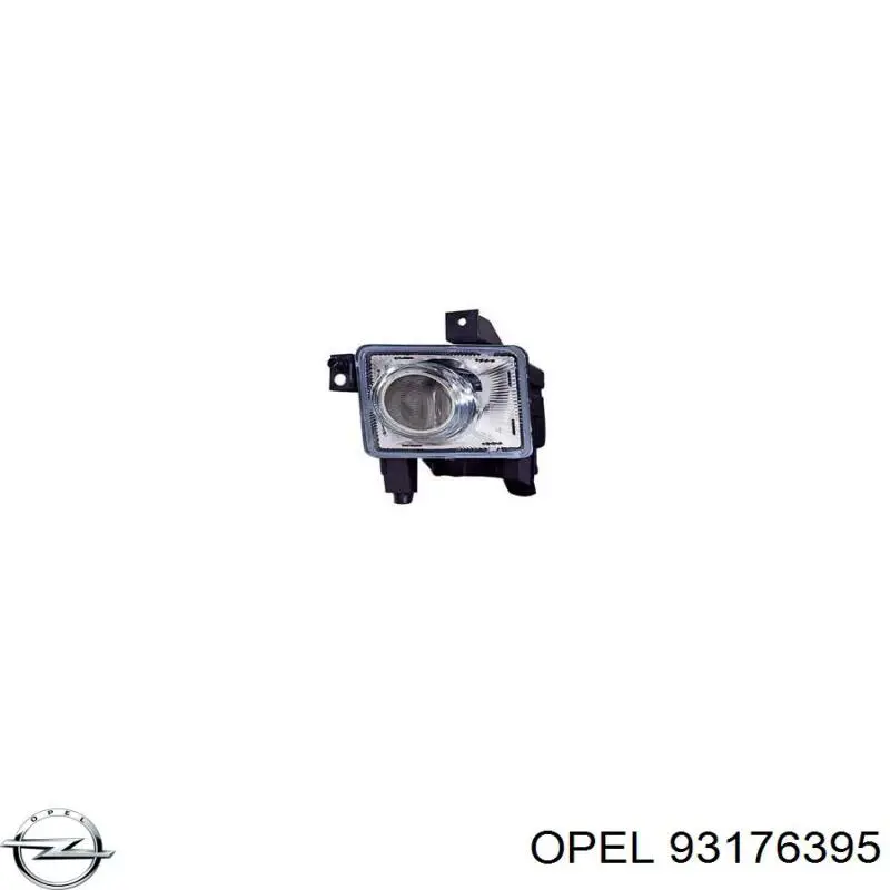 Фара противотуманная левая 93176395 Opel