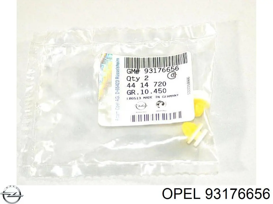 93176656 Opel пистон (клип крепления обшивки двери)