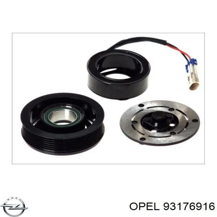 Купить 93176916 Opel Компрессор климатической установки