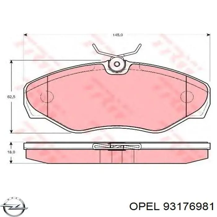 Нижний комплект прокладок двигателя Opel 93176981 цена, от 38.33 USD