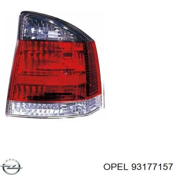 Фонарь задний правый Opel 1222090 цена, от 36.42 USD