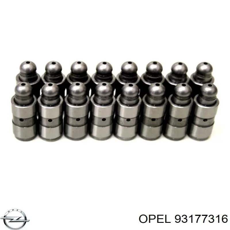 93177316 Opel гидрокомпенсатор (гидротолкатель, толкатель клапанов)
