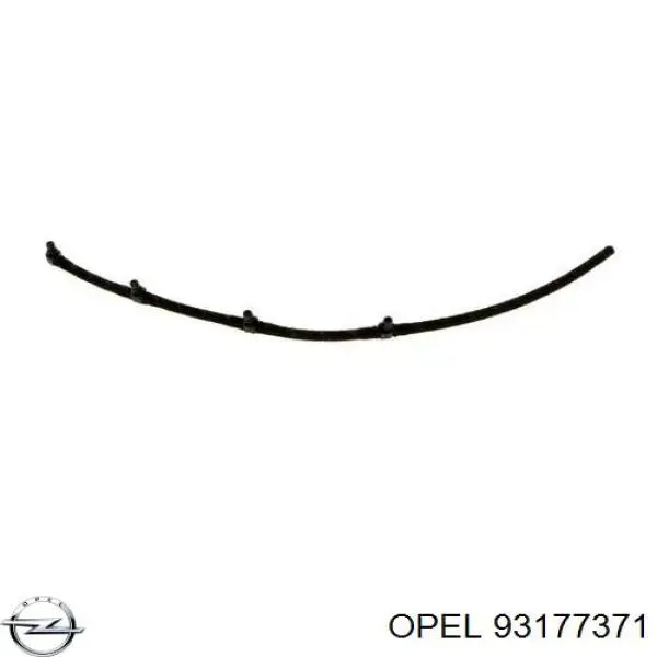 Трубка топливная, обратная от форсунок Opel 93177371 цена, от 9.61 USD