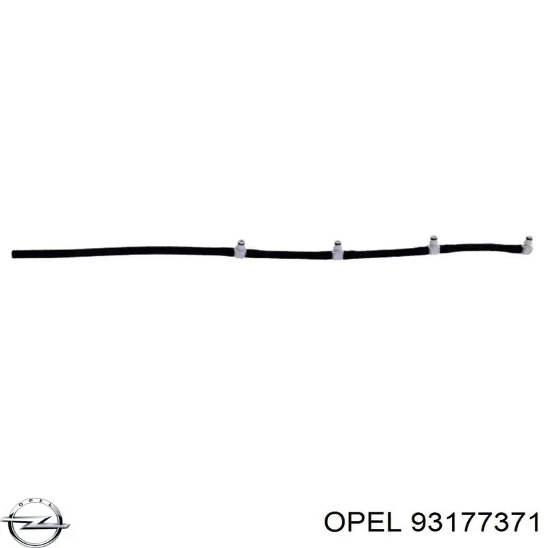 93177371 Opel трубка топливная, обратная от форсунок
