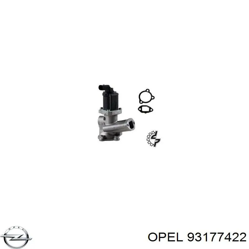 Клапан ЕГР 93177422 Opel