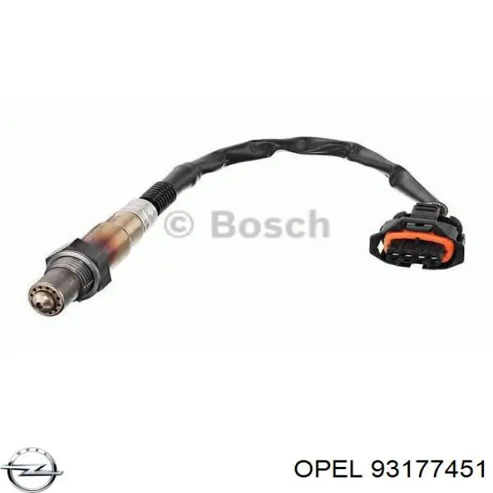Лямбдазонд, датчик кислорода до катализатора Opel 93177451 цена, от 51.86 USD