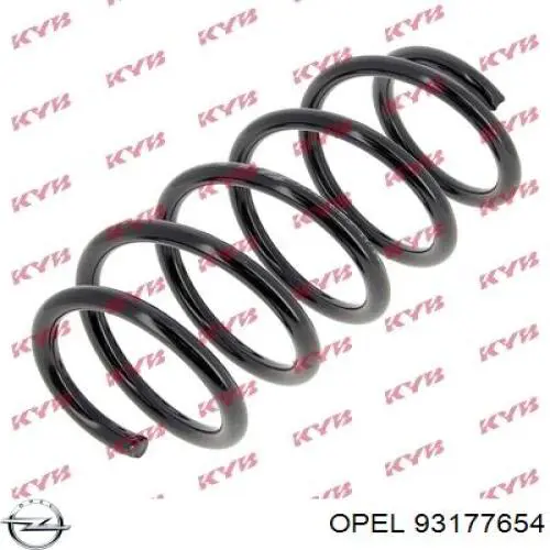 Пружина амортизатора передняя Opel 93177654 цена, от 23.62 USD