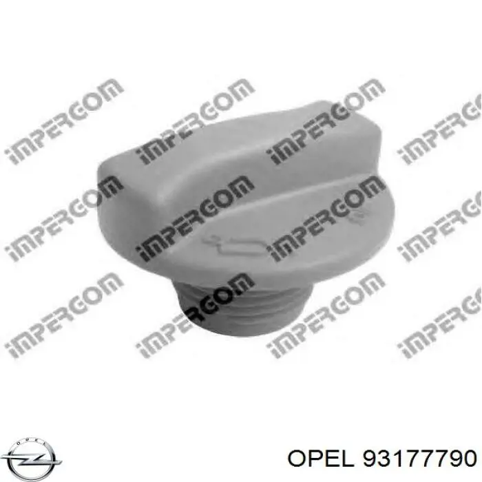 93177790 Opel Крышка масляной горловины