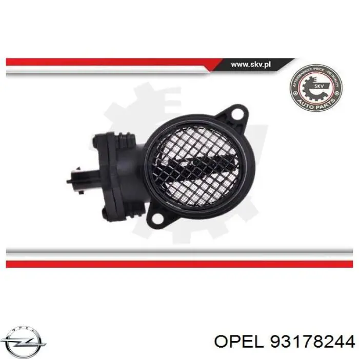 Датчик массового расхода воздуха Opel 93178244 цена, от 36.54 USD
