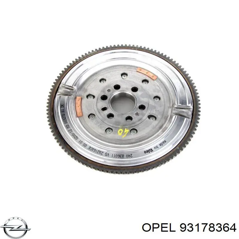 Маховик двигателя Opel 93178364 цена, от 285.61 USD