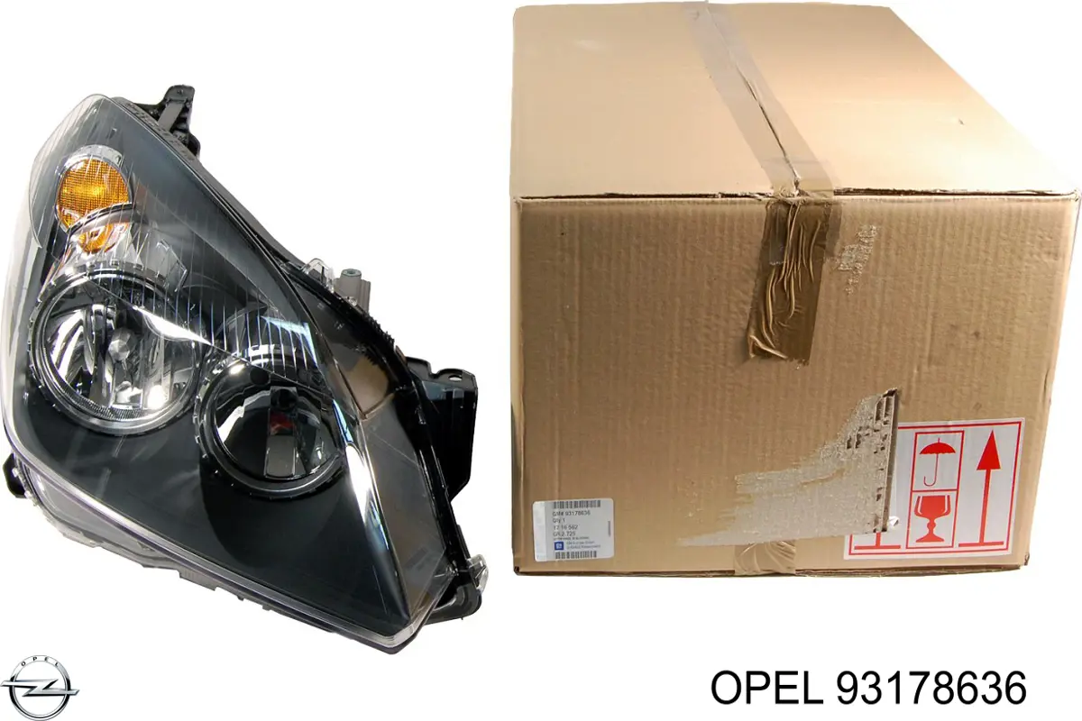 Фара правая Opel 24451033RH