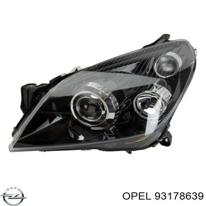 Фара левая 93178639 Opel