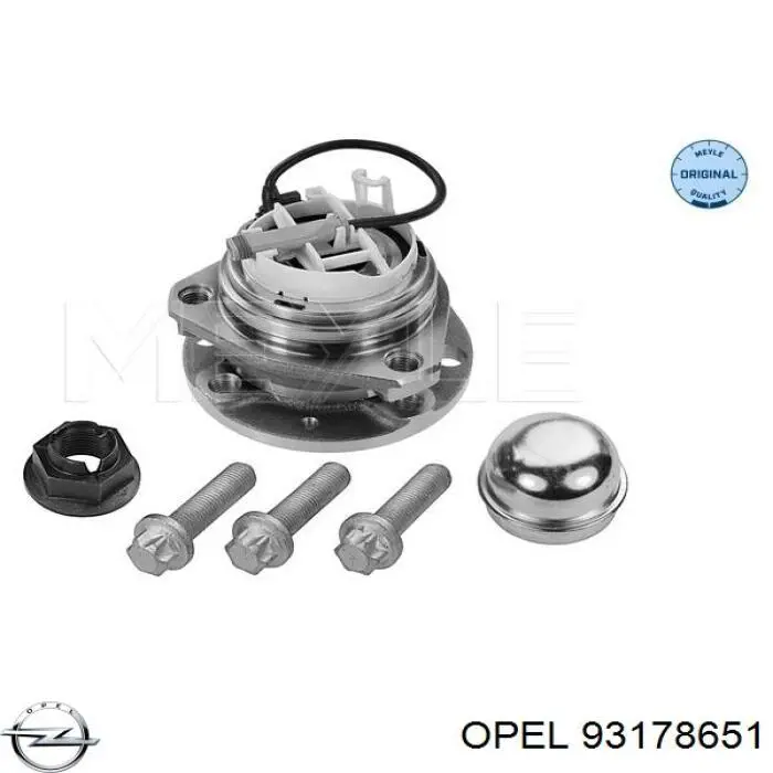 Купить 93178651 Opel Ступица переднего колеса