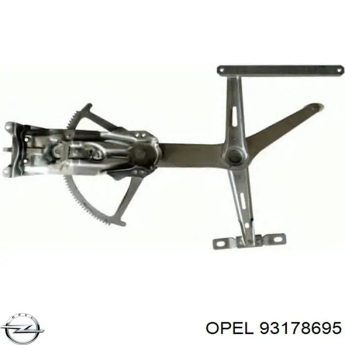 Механизм стеклоподъемника водительской двери Opel 93178695 цена, от 67.86 USD