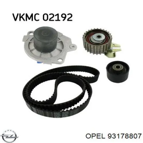 Ролик ремня ГРМ, паразитный Opel 93178807