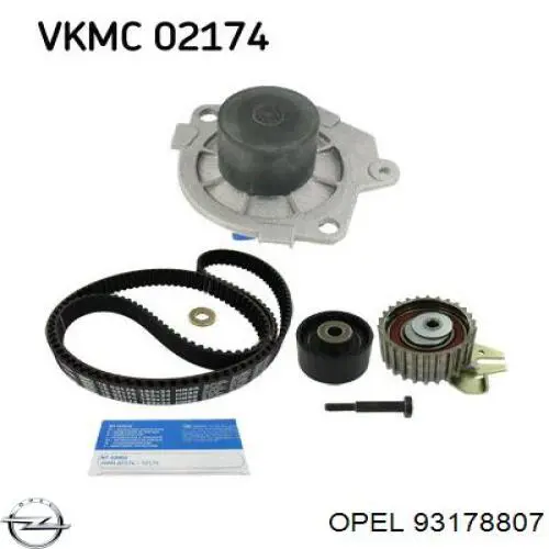 93178807 Opel Паразитный ведущий ролик