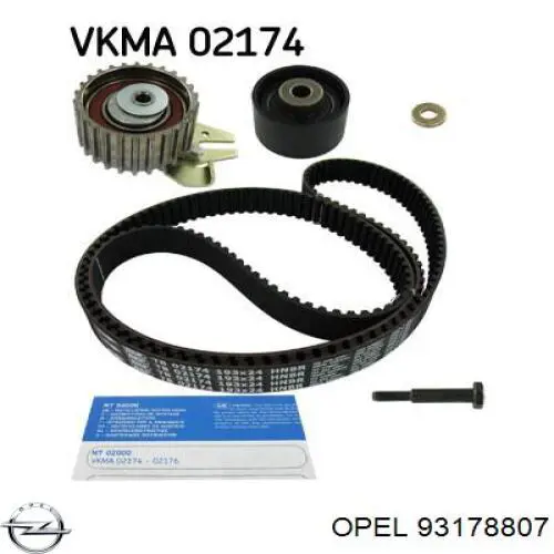 Обводной ролик ремня ГРМ Opel 93178807 цена, от 14.67 USD