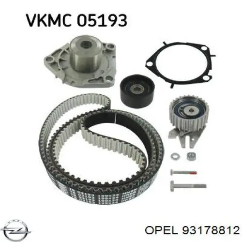 Зубчатый ремень Opel 93178812 цена, от 34.52 USD