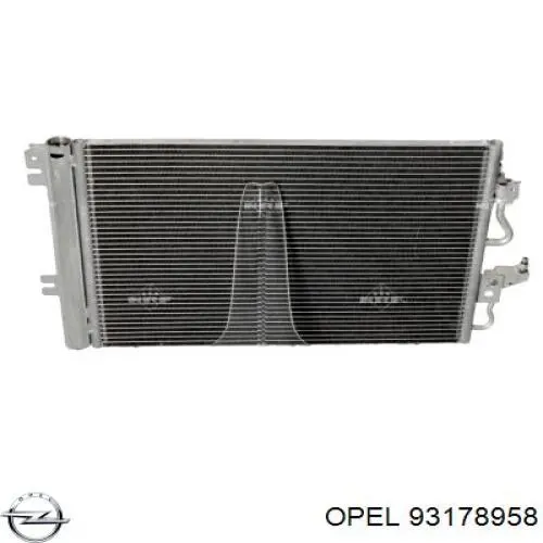 93178958 Opel радиатор кондиционера