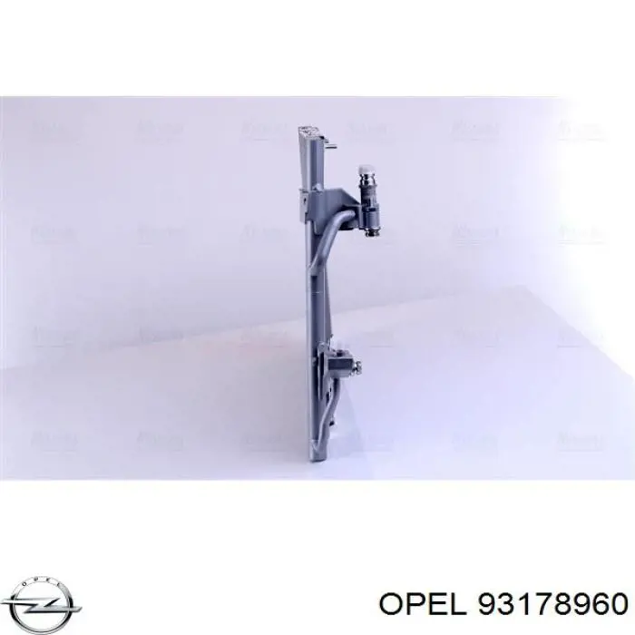 Конденсатор кондиционера Opel 93178960 цена, от 131.21 USD