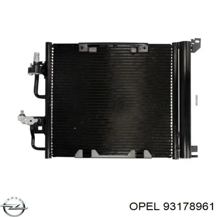 Конденсатор кондиционера Opel 93178961 цена, от 84.46 USD