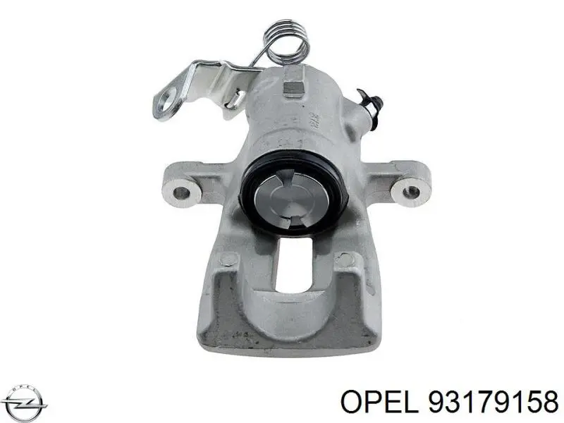 93179158 Opel suporte do freio traseiro esquerdo