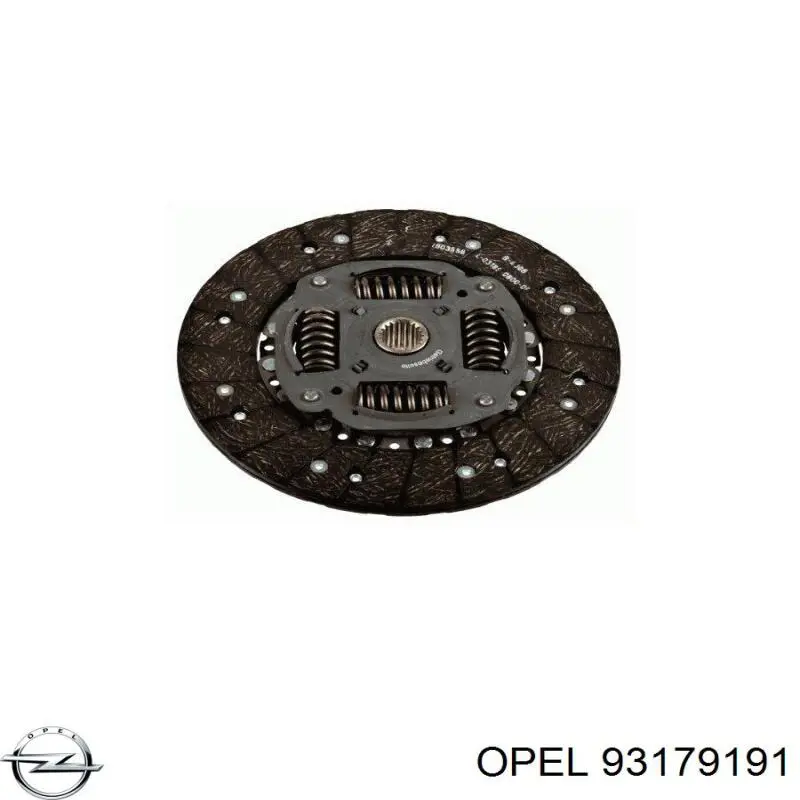 Диск сцепления Opel 93179191 цена, от 110.24 USD